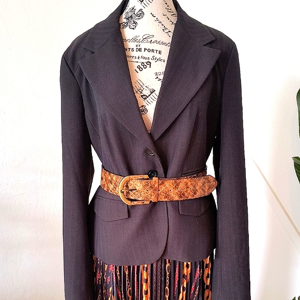 Michael Kors Dark Brown Blazer. Size 14. Excellent Condition!